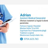 Asistenta medicala la domiciliu perfuzii, injectii, pansament, fire, igiena